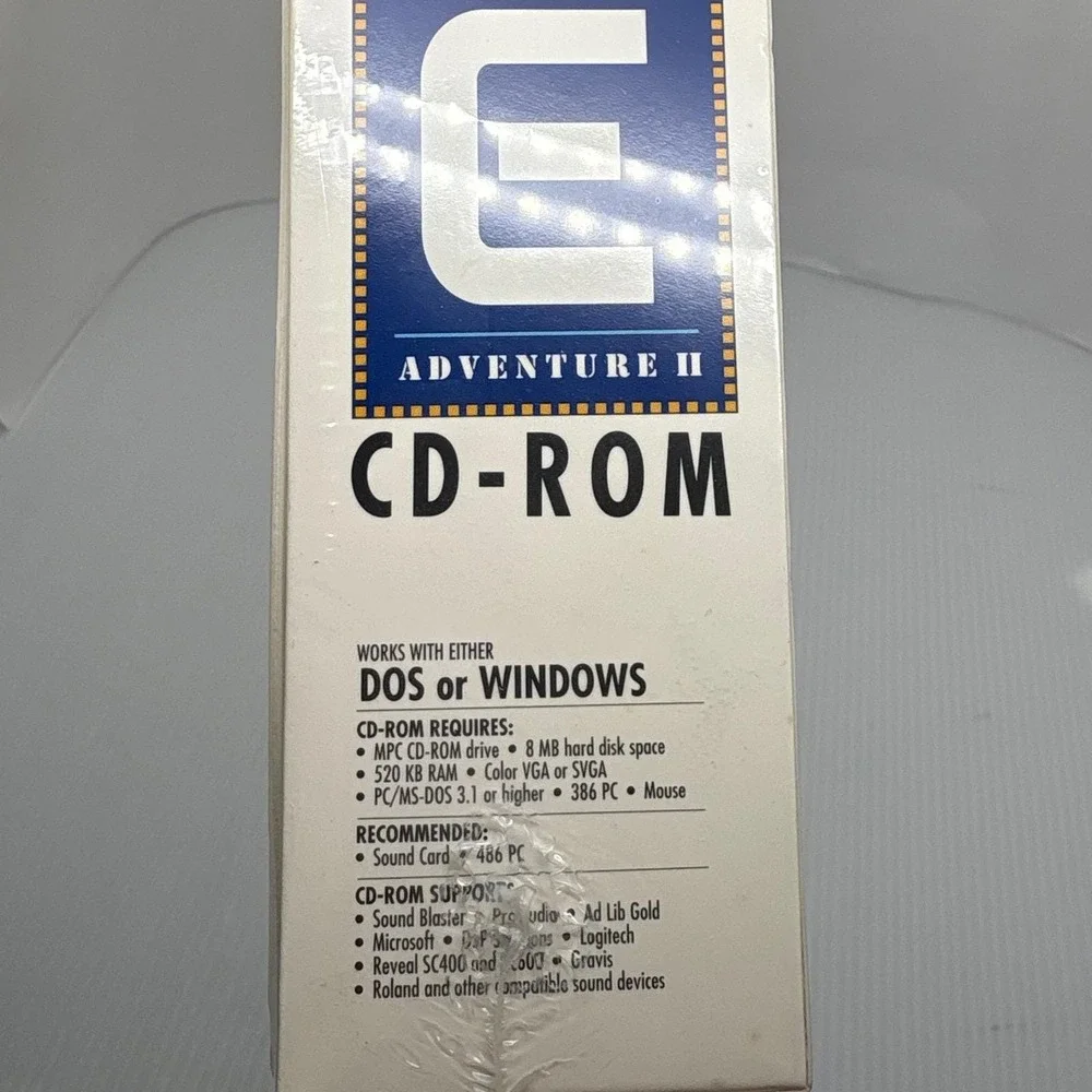 Knowledge Adventure sealed vintage